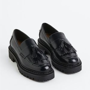 Black loafer shoes - H&M chunky loafers